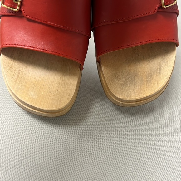 Swedish Hasbeens Red Preppy Slip-Ins - Picture 6 of 7